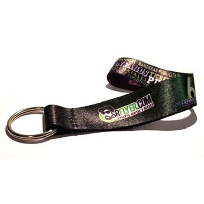 mini lanyards, llaveros de tela