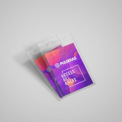 funda porta credenciales