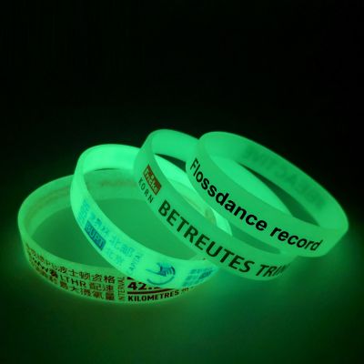 pulseras silicona glow