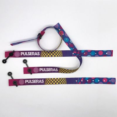 pulseras tela ajustables
