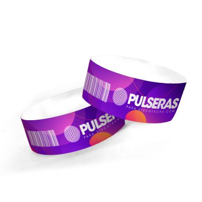 pulseras tyvek dato variable