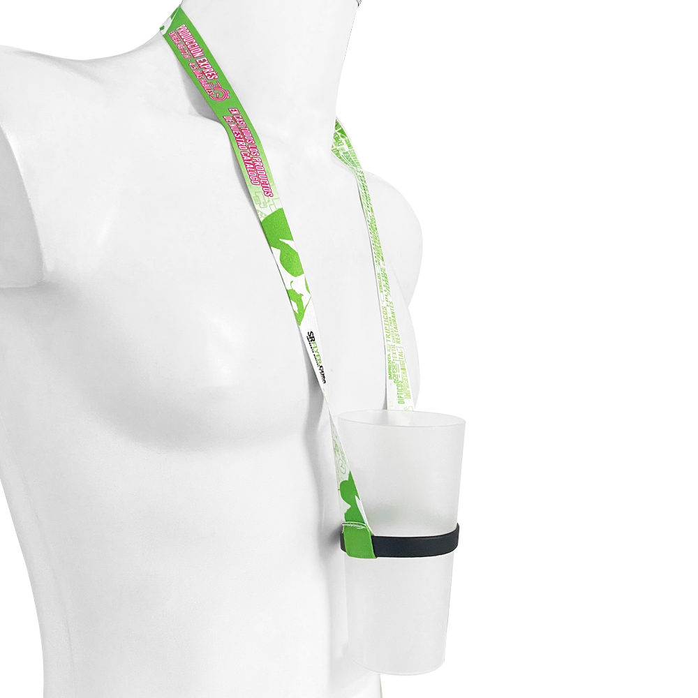 Lanyard portavaso