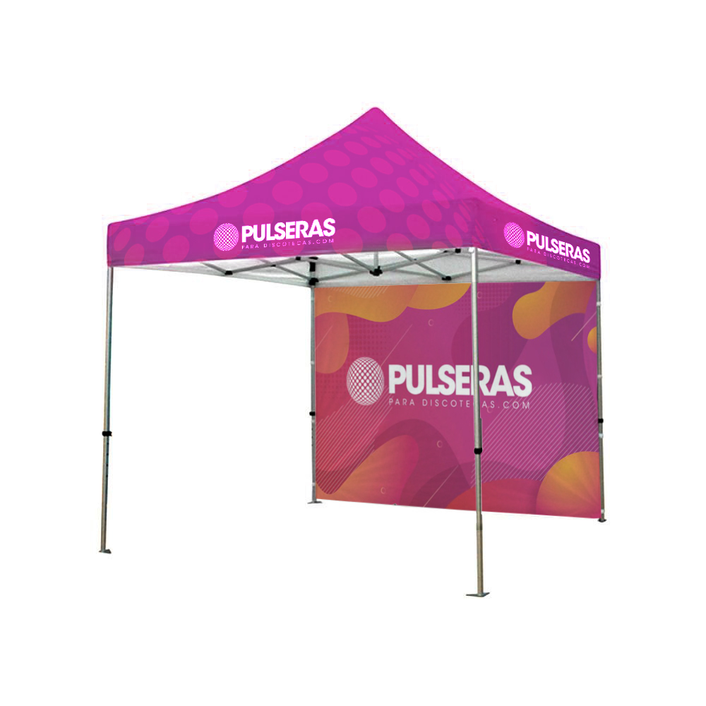 Carpa plegable 6 metros con pared
